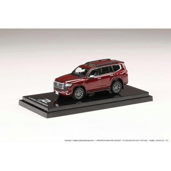 HobbyJapan 1/64 トヨタ ランドクルーザー (JA300W) ZX ダークレッド