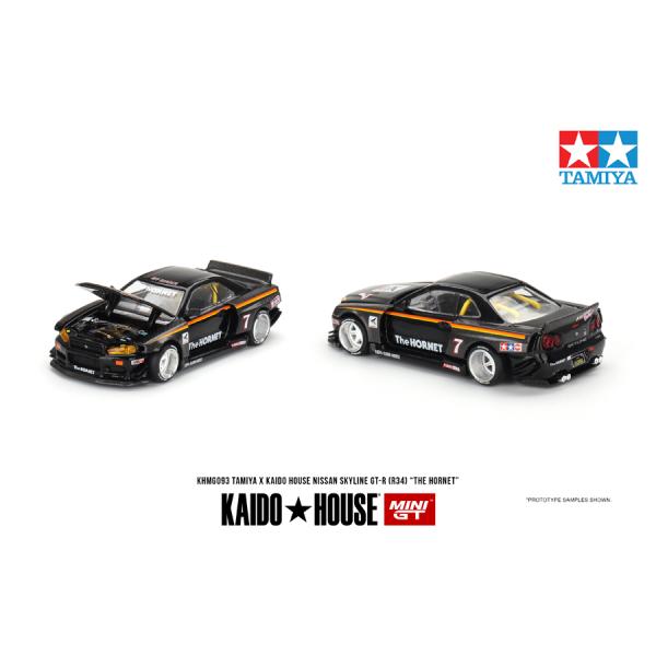 MINI GT 1/64 Nissan スカイライン GT-R R34 TAMIYA x KAIDO