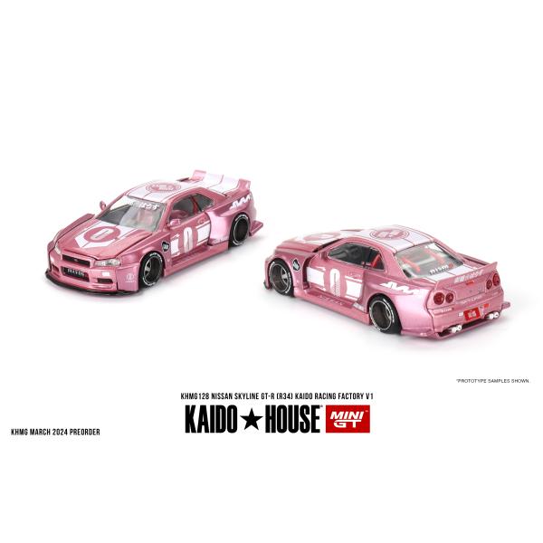 MINI GT 1/64 Nissanスカイライン GT-R R34 kaido KAIDO☆HOUSE x MINI GT 1/64 Nissan Skyline GT-R (R34) Kaido
