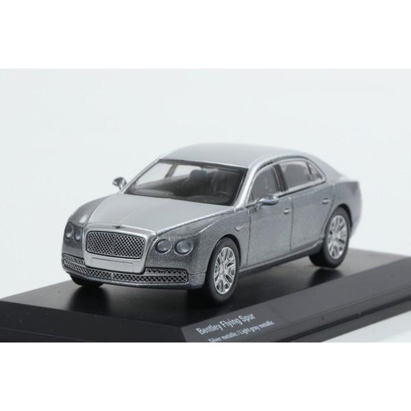Kyosho】 1/64 Bentley Flying Spur Silver metallic / Light gray
