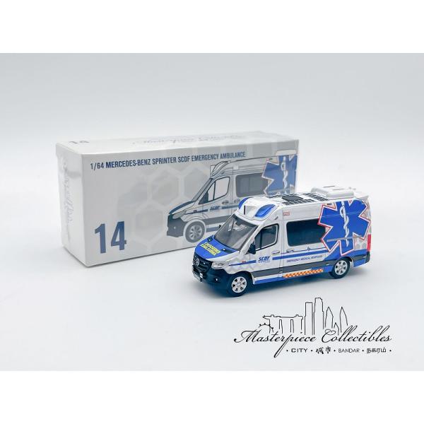 Masterpiece collectibles 1/64 Mercedes Benz SPRINTER SCDF