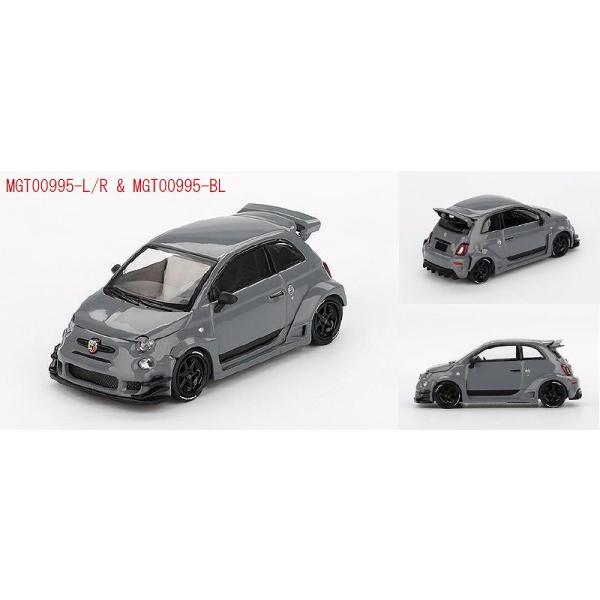 MINI GT 1/64 アバルト595 LB★WORKS×Abas～【新品】 MINI GT 1/64 (ダイキャスト製) アバルト 595 LB-WORKS x Abas