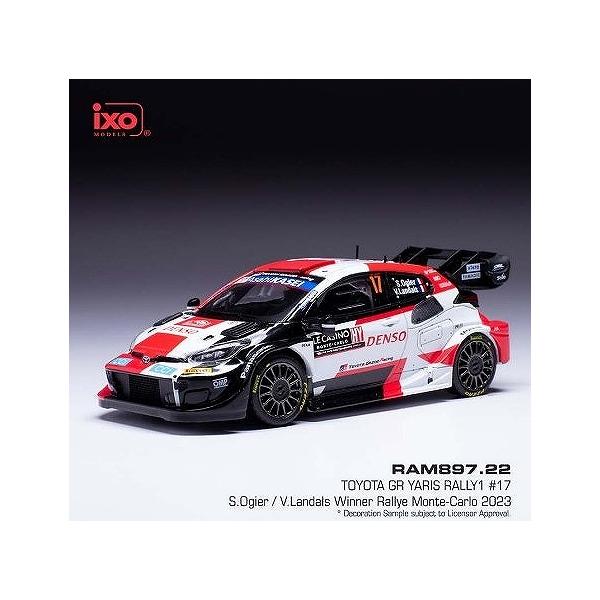 ixo 1/43 トヨタ GR ヤリス RALLY1 2023年モンテカルロラリー優勝 #17