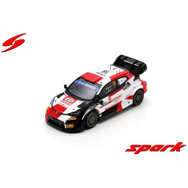 Spark 1/43 TOYOTA GR Yaris Rally1 Hybrid No.18 WRT 5th Rally Japan