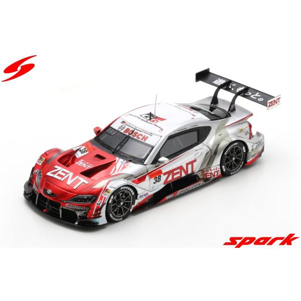 Spark 1/43 ZENT CERUMO GR Supra No.38 TGR TEAM GT500 SUPER GT 2021