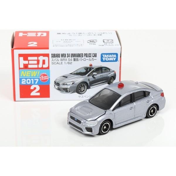 トミカ】 No.2 スバル WRX S4 覆面パトロールカー : ヒコセブン