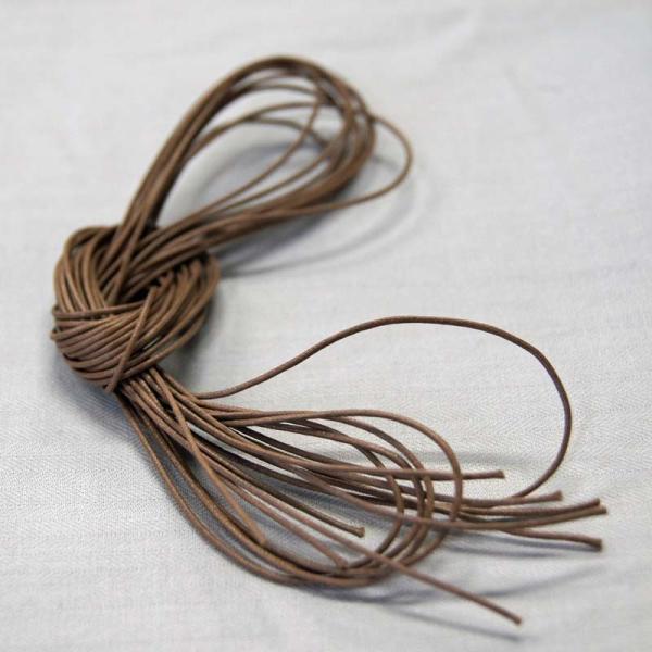 ペンダント ネックレス 紐 5本セット 茶色 細め