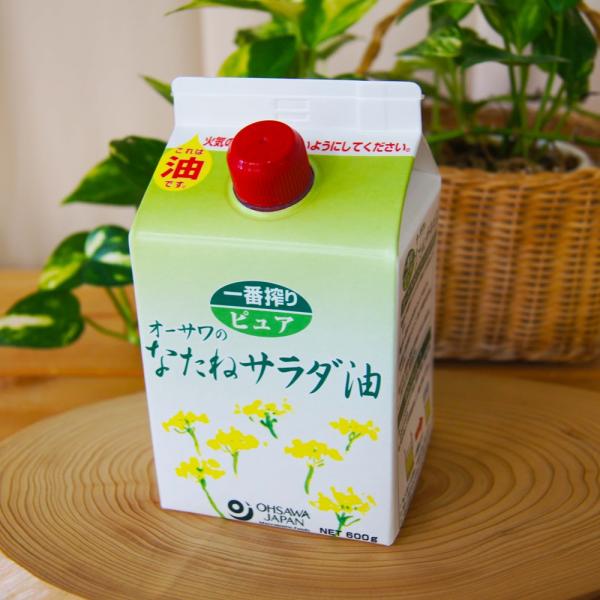 オーサワのなたねサラダ油 紙パック 600g オーサワジャパン