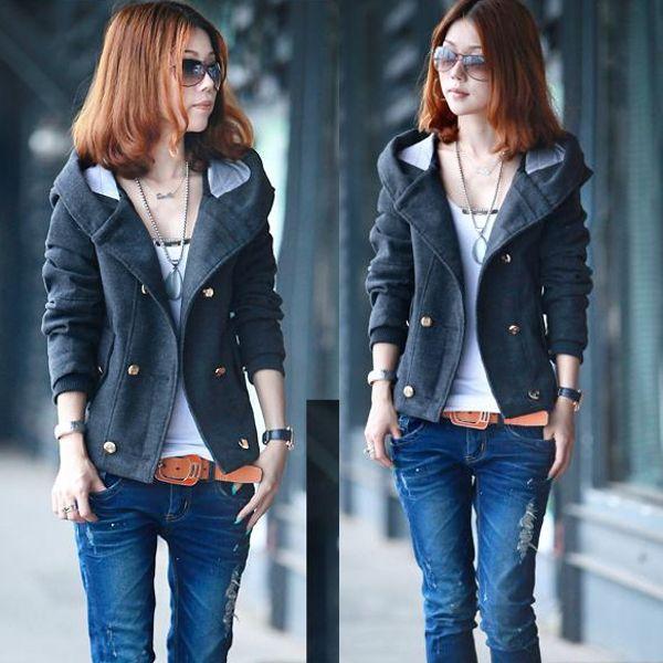 フード付き コート レディース ジャケット アウター Pコート パーカー ピーコート トレンチコート 秋 冬 新作 Buyee 日本代购平台 产品购物网站大全 Buyee一站式代购 Bot Online