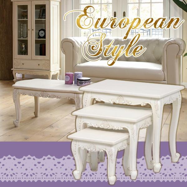 ���[���s�A���X�^�C�� �l�X�g�e�[�u���i3�_�Z�b�g�j himechair �V���[�e�[�u�� ���i�񕽑�