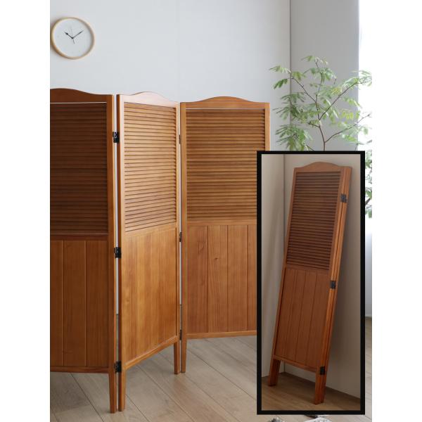 3連 折り畳み式 コンパクト パーテーション 衝立 折りたたみ 小さめ 高