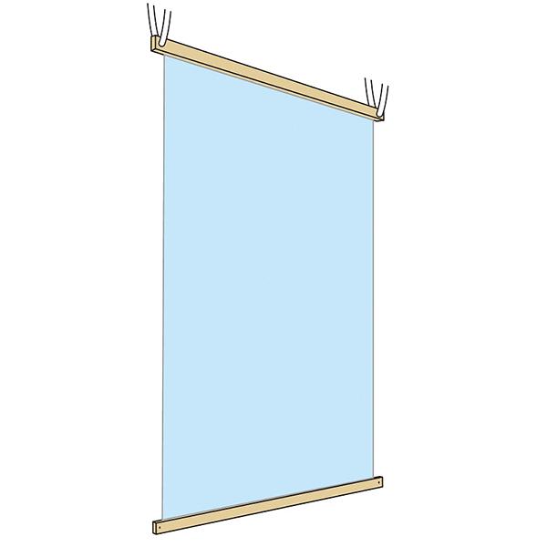 Ri΍򖗖h~݂艺rj[p[eBVtB㉺ؐo[t ECX΍ 80cm110cm kkkez