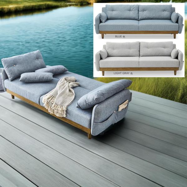 ソファベッド sofabed 3人掛ソファー 3pソファ ファブリック ワイド