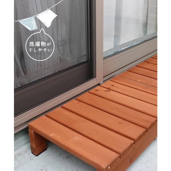 高い段差にワンクッション。ベランダや玄関の上り下りをラクに。便利に使えるステップです。高さ約16cmと低めで、お年寄りやお子さんにやさしい踏みごこち。勝手口や吐き出し口に置くことで、つまづきを防止し、足腰の負担を軽減。ワンステップあることで...