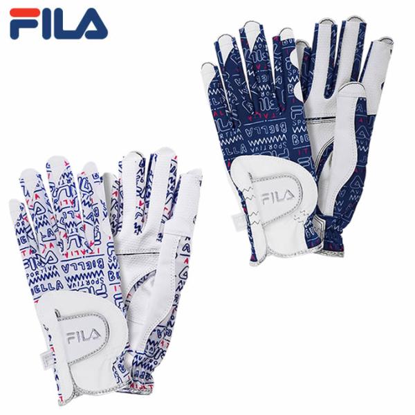 【メール便送料無料】フィラ FILA ゴルフ 両手用グローブ レディース ネイルカットグローブ FWG107