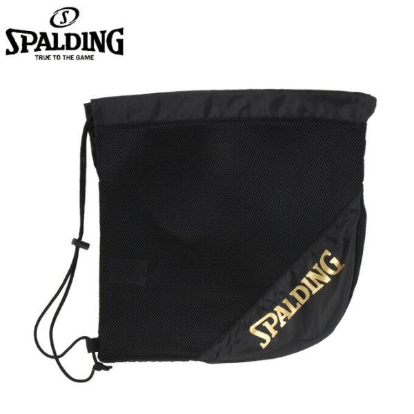 ■カラー：BK/GD ( ブラック×ゴールド )■サイズ：W39×H39cm※製品によって仕上りサイズに多少の誤差がありますのでご了承下さい。■素材：ポリエステル■機能：抗菌防臭機能■特徴：5〜7号球のバスケットボールが収納可能。ボール以外...