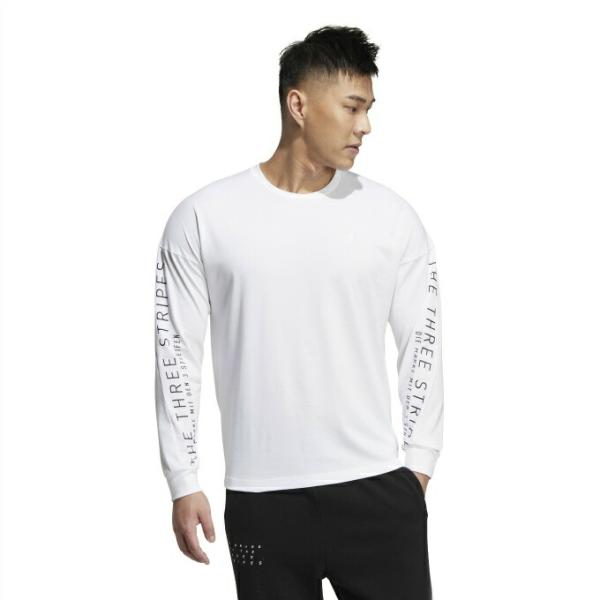アディダス Tシャツ 長袖 メンズ レディース ワーディング 長袖Tシャツ