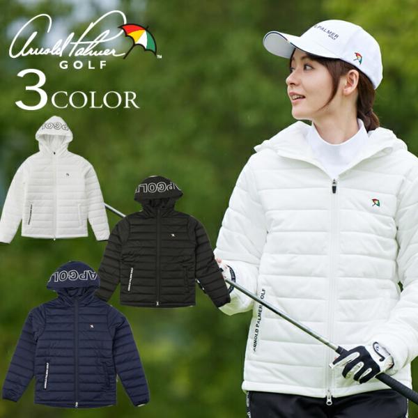 ゴルフ 美品！Arnold Palmer Golf ブラックジャケット フード付き