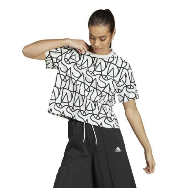 アディダス Tシャツ 半袖 レディース オールオーバー グラフィック