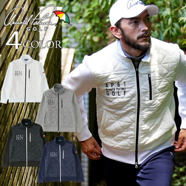 PUMA GOLFジップアップジャケット アーノルドパーマー仕様 PUMA GOLFジップアップジャケット アーノルドパーマー仕様 PUMA