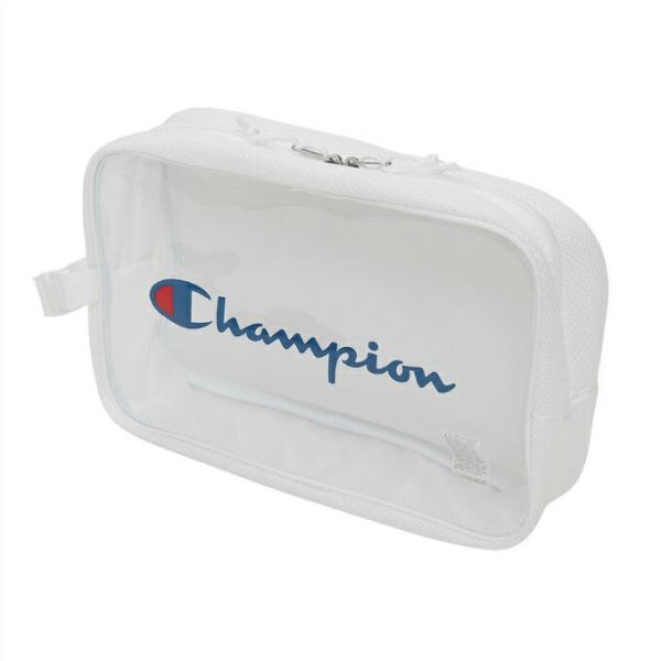 軽量なエアーメッシュ素材のシューズバッグです。持ち手のバックルを使い、他のスポーツバッグなどに装着することも可能です。正面にChampion（チャンピオン）ロゴをプリントしています。■カラー：010WH ( ホワイト )■サイズ：F ( 3...