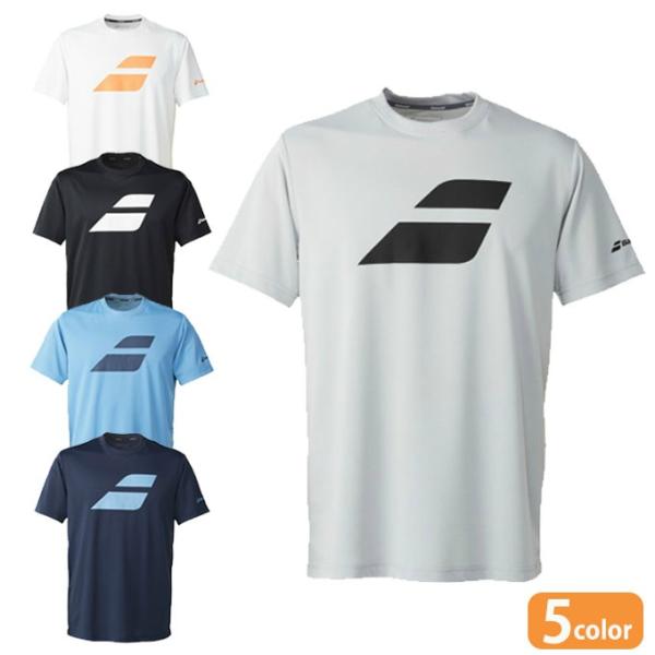 【メール便送料無料】バボラ Babolat テニスウェア バドミントンウェア Tシャツ 半袖 メンズ CLUB SHORT SLEEVE SHIRT　CLUB ショートスリーブシャツ BUP5511C