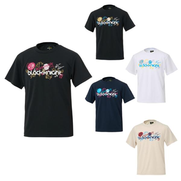 ブラック ナイト Black knight バドミントンウェア Tシャツ 半袖 メンズ レディース ジュニア ドライTシャツ T-6106U rkt