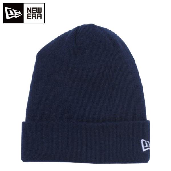 ニューエラ NEW ERA  ゴルフ ニット帽 メンズ Basic Cuff Knit ネイビー × ホワイトフラッグ 11120481G