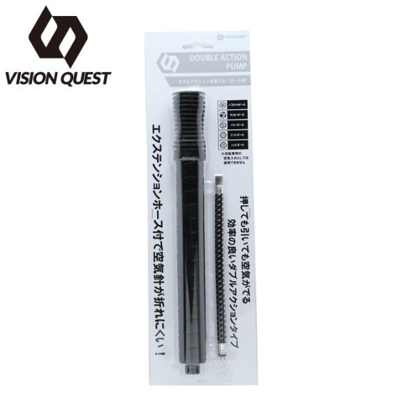 押しても引いても空気がでる。効率の良いダブルアクションタイプ。( ボール用 )エクステンションホース付で空気針が折れにくい。■カラー：BK■サイズ：本体 / φ30×255mmホース / φ8×170mm■素材：本体 / PPハンドル / ...