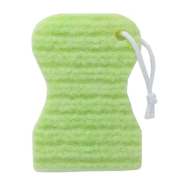 ■カラー：グリーン■特徴：クリーナー面は両面使えます。繊維部分でこするので、生地を傷める心配がありません。硬めの芯材を入れているので、力を入れてこすりやすくなっています。■素材：不織布/ポリエステルスポンジ/ウレタンフォーム芯材/EVAひも...