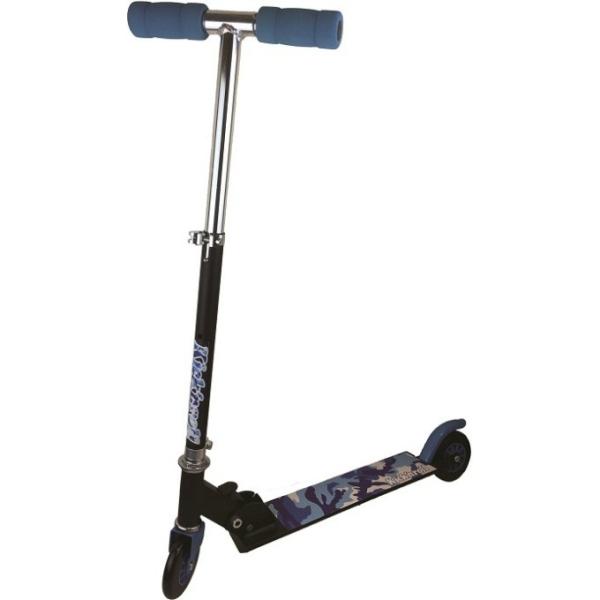 重さ約2Kgの超軽量モデル。アルミとスティールの強くて軽い安全設計。■カラー：BL■重量：約2Kg■素材：アルミ、スチール■対象年齢：6歳以上■耐荷重：50Kgまで検索ワード：キックボード キックスクーター