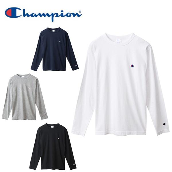 チャンピオン Champion Tシャツ 長袖 メンズ ロングスリーブTシャツ ベーシック C3-P401