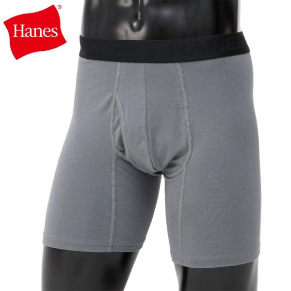 ボクサーブリーフ 前開き メンズ Hanes ヘインズ カンガルーポーチ アンダーウェア コンフォート 下着 正規品 HM6EQ101 Z3L セール【パケ2】 爆買