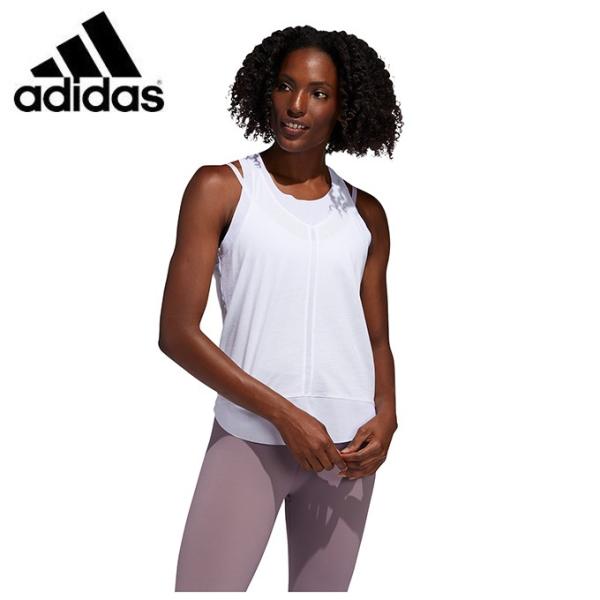adidas（アディダス） タンクトップ レディース SHV TANK FL2381 GLN00