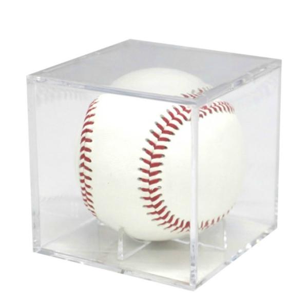 思い出のボールを大切に！■サイズ：縦8cm×横8cm×奥行8cm■材質：ポリスチレン※サインボールは含まれません。検索ワード：野球グッズ 野球用品 記念ボールケース 記念グッズ 記念サインボールケース 卒業 卒団