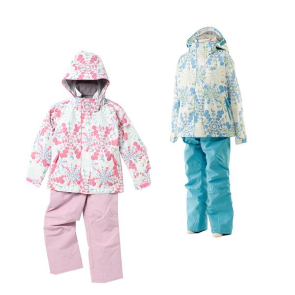 スキーウェア 上下セット 130〜160cm ジュニア 子供 ガールズ 女の子