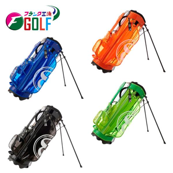 フランク三浦 ゴルフ スタンドキャディバッグ スケルトンキャディ