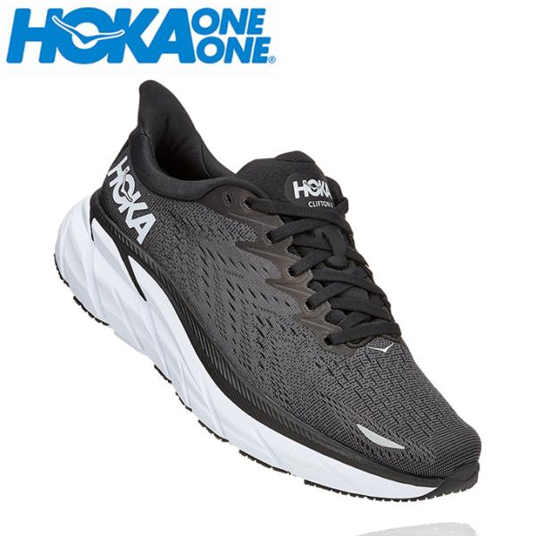 ホカオネオネ ランニングシューズ レディース クリフトン8ワイド CLIFTON 8 WIDE 1121375 BWHT 幅：ワイド/ワイズD相当 HOKA ONEONE