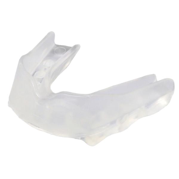 手軽に熱成形が可能なカスタムメイドマウスガードのベーシックモデル■カラー：クリア■サイズ：アダルト ( 13才以上 )■材質：EVA、TPRラテックスフリー※歯科矯正器具との併用不可※乳歯が永久歯に全て生え変わる時期は 10〜12 歳前後と...