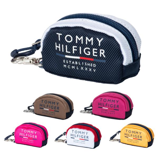 トミーヒルフィガーゴルフ TOMMY HILFIGER GOLF ゴルフ ボールポーチ ミックスマテリアル THMG1FBC
