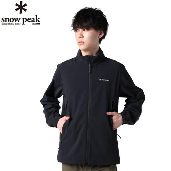 スノーピーク アウトドア ジャケット メンズ Strech Cloth Jacket SPS