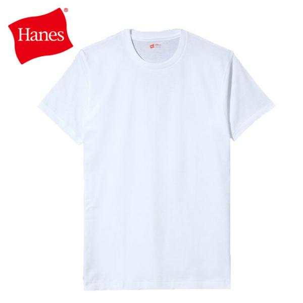 他サイト： ヘインズ Hanes 半袖アンダーウェア メンズ 3枚組 アカラベルクルーネックTシャツ HM2135G 010の商品画像
