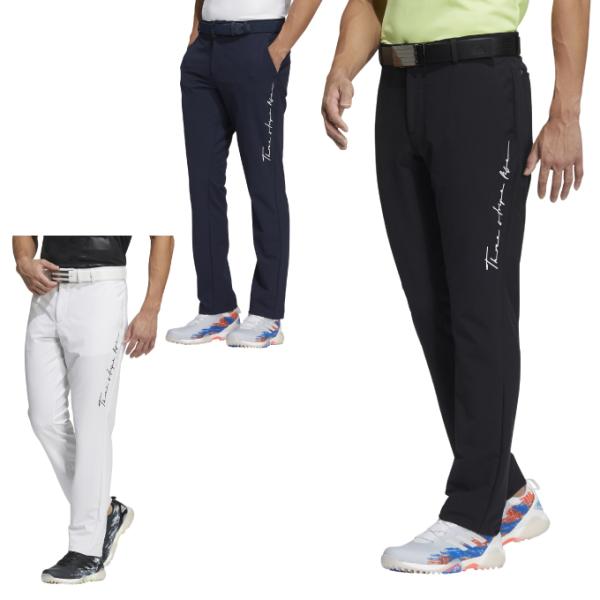 【96】春夏 アディダス ゴルフ STRETCH エンボスプリント パンツ 黒 96】春夏 アディダス ゴルフ STRETCH エンボスプリント パンツ 黒