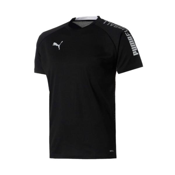 プーマ サッカーウェア プラクティスシャツ 半袖 メンズ FUSSBAL HYBRID 半袖Tシャツ 658016-01 PUMA