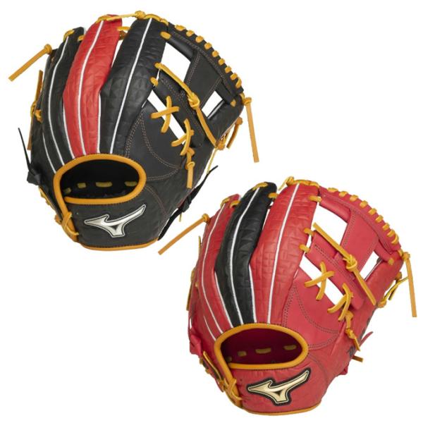 ミズノ（MIZUNO  ソフトボール用グラブ 内野手用 ダイビングキャッチ 22SS 1AJGS26713 6209 レッド×ブラック/ＦＦ/Men's、Lady's himaraya_0000001038127