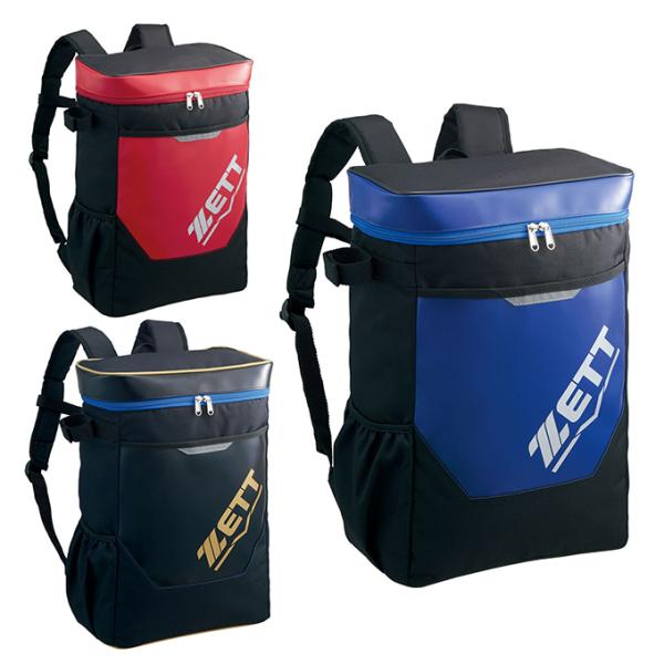 安全性と実用性を兼ね備えたコストパフォーマンスモデル。フロントポケットには安全性を考慮した再帰反射テープ搭載。バット収納が可能なサイドポケット付き。■カラー：1923 ( ブラック/ブルー )、1982 ( ブラック/ゴールド )、1964...