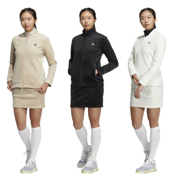 アディダス ゴルフウェアセットアップ スリーストライプス ストレッチコーデュロイ アディダス(adidas) ゴルフウェア 上下セット スリーストライプ