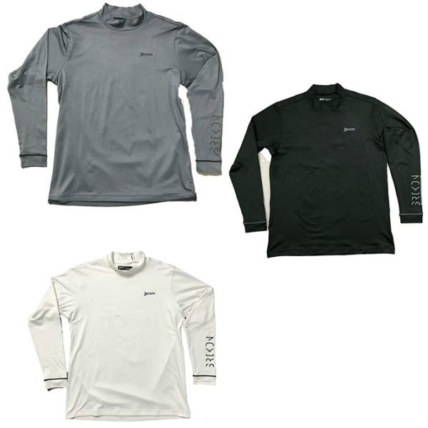 SRIXON スリクソン ゴルフウェア 長袖シャツ メンズ ハイネックシャツ
