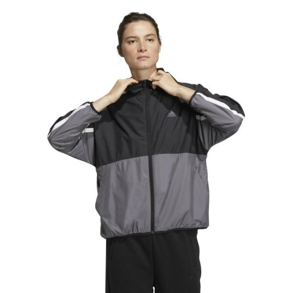 アディダス TEAM ウインドブレーカー 上下 レディース adidas 裏起毛 DP565