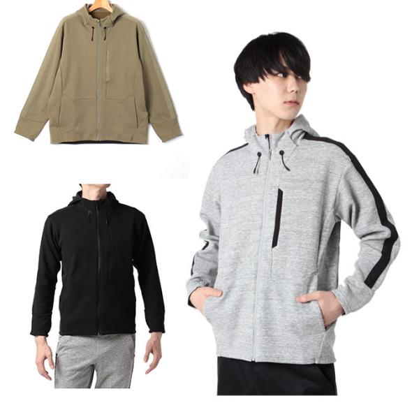 DESCENTE（デサント） スウェットジャケット メンズ SF TECH メランジ